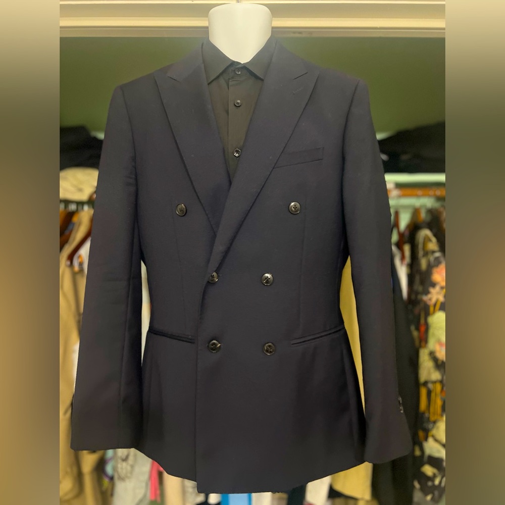 Reiss brand double breasted Blazer size 38 short US